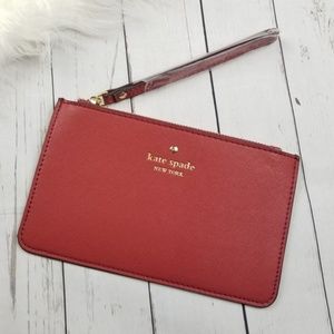 Kate Spade | Nwt Red Wristlet Wallet